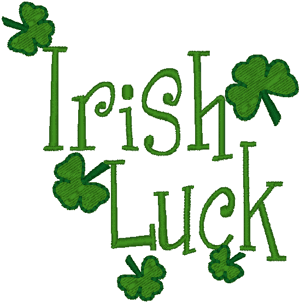 Irish Luck Embroidery Design
