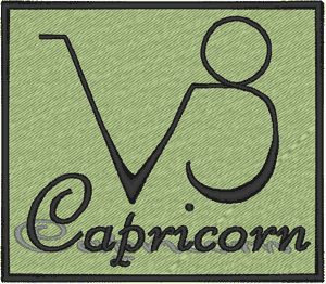 Capricorn #2 Embroidery Design