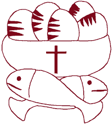 Machine Embroidery Design: Redwork Bread & Fish
