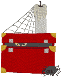 Who (or What) Is In the Trunk Embroidery Design