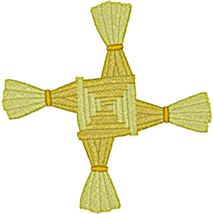 Machine Embroidery Design: St. Brigid's Cross