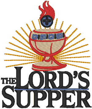 Lord's Supper Embroidery Design