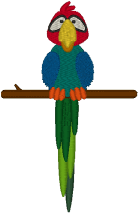 Parrot Embroidery