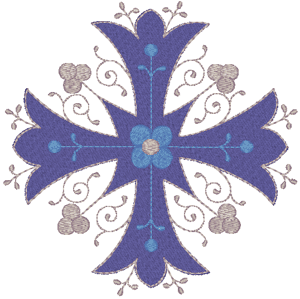 Vintage Ecclesiastical Design 870 Embroidery Design