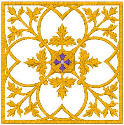 Vintage Ecclesiastical Design 27A Embroidery Design