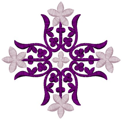 Vintage Ecclesiastical Design 869 Embroidery Design