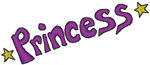 Machine Embroidery Design: Princess Text
