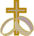 Christian Marriage Embroidery Designs