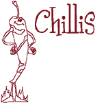 Machine Embroidery Design: Chillis