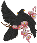 Budapest Doves Embroidery Design