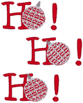 Machine Embroidery Designs: Ho! Ho! Ho! Design