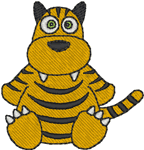 Machine Embroidery Designs: Minibits: Timba the Tiger