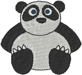 Machine Embroidery Designs: Minibits: ZuZu the Panda