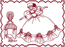 Machine Embroidery Designs: Miss Clementine