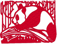 Machine Embroidery Designs: Panda 5