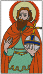 St. Christopher Embroidery Design