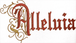 Alleluia - 3 Color Metallic Blend Embroidery Design