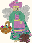 Machine Embroidery Designs: Colonial Easter Angel
