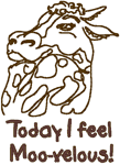 Machine Embroidery Designs: Cow 3