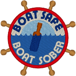 Machine Embroidery Design: Boat Safe Design