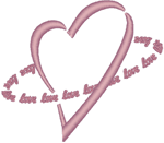 Circle of Love #2 Embroidery Design