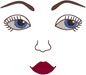 Machine Embroidery Designs: Adult Doll Face 4