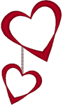 Chained Hearts Embroidery Design
