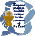 Prayer of the Faithful Embroidery Design