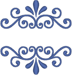 Name Scoll Embroidery Design