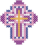 Small Cross Stitch Cross Embroidery Design