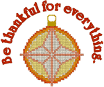 Cross Stitch Christmas Ornament #2 Embroidery Design