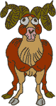 Sure-footed Ram Embroidery Design