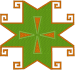 Native American Tribal Symbol 5 Embroidery Design