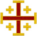 Machine Embroidery Design: Mega Jerusalem Cross #6