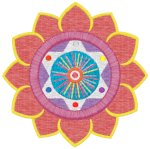 Machine Embroidery Design: Lotus Flower #2