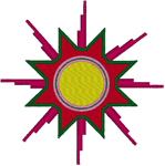 Native American Sun 4 Embroidery Design