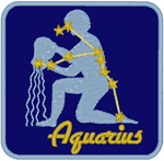 Machine Embroidery Design: Zodiac Aquarius