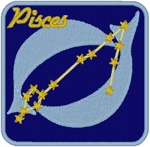 Machine Embroidery Design: Zodiac Pisces