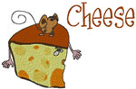 Machine Embroidery Designs: Cheese