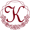 Machine Embroidery Designs: French Roses Alphabet K
