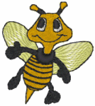 Machine Embroidery Designs: Lowbecca Dell Fairy: Happy Fairy Honeybee