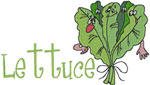Machine Embroidery Designs: Lettuce