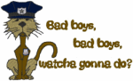 Machine Embroidery Design: Police Karl: Kat Krack