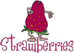 Machine Embroidery Designs: Strawberries