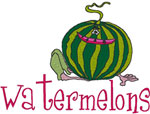 Machine Embroidery Designs: Watermelons