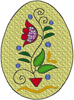 Machine Embroidery Design: Czech Easter Egg 3