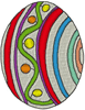 Machine Embroidery Design: Czech Easter Egg 4