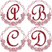 Redwork Alphabets