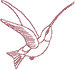 Redwork Machine Embroidery Designs: Birds & Insects