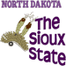 US States Machine Embroidery Designs: North Dakota